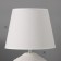Table lamp with lampshade Risalux Neobraska, 1 × 40 W, E27, White, 20 × 20 × 32 cm