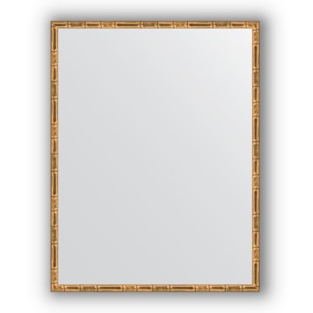 Mirror in the baguette frame - Golden Bamboo 24 mm, 67 x 87 cm, EvoForm