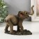 Souvenir Polystone "Elephant on a walk" 12.5x6.2x11 cm