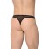 Men's panties Softline collection, with net inserts, black color, size m/l