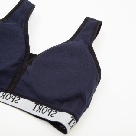 Female set (top, panties) Dark blue color, size 42-44-7