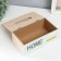Casket Wood for napkins "Strips with colored peas" 25x9.5x14 cm