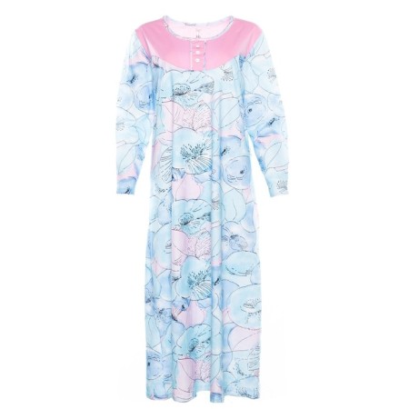 Night shirt female, blue color, size 56-5