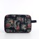 Cosmetic bag with lightning, dark blue color