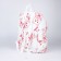 Youth backpack on lightning from textiles, 4 pockets, white/red color