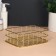 Organizer for storing cosmetic supplies "Rafael", 17 × 12 × 6 cm, golden color
