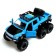 Inertial jeep 6x6, 1:16, light and sound, blue color