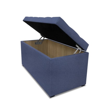 Puff with a lid and weighting, 800 × 400 × 420 mm, Bahama plus matting, Iris color-1
