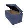 Puff with a lid and weighting, 800 × 400 × 420 mm, Bahama plus matting, Iris color