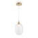 Suspension lamp Maytoni Mod016PL-01BS, 1HE14, 60W, 19x19x150 cm, brass color