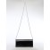 Female bag on a magnet, black color