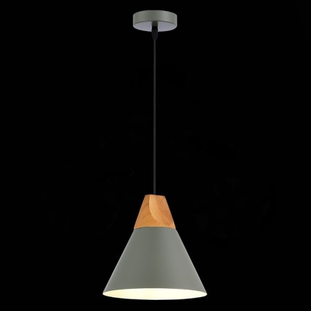 Suspension EVOLUCE. Sle125113-01. Modica. 1x40 W, E14, 23x23x22 cm, gray color-3