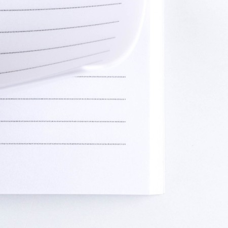 Diary in the thin cover “From March 8, white roses, A5, 80 liters-5