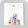 Beads for PVC creativity "Bright flowers" set 25 pcs 0.5x0.9x0.9 cm