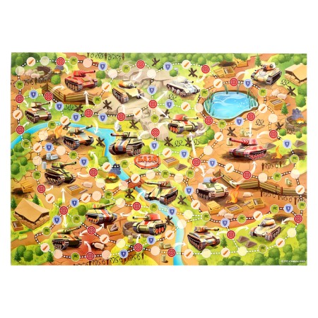 Board game "Tanks, in battle!", With cards-2