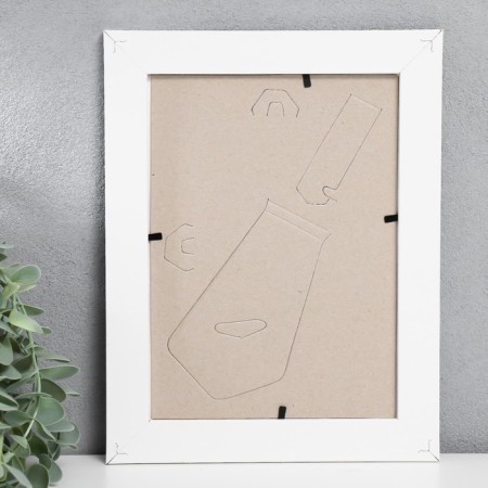 Photo frame MDF 15x21 cm "Trend" White (plastic screen)-3