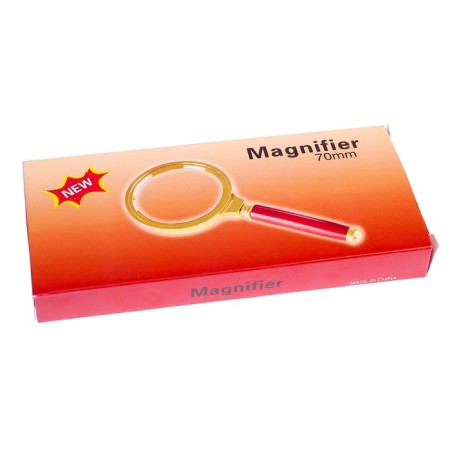 Classic magnifier in gold frame 4x, d = 7cm-2