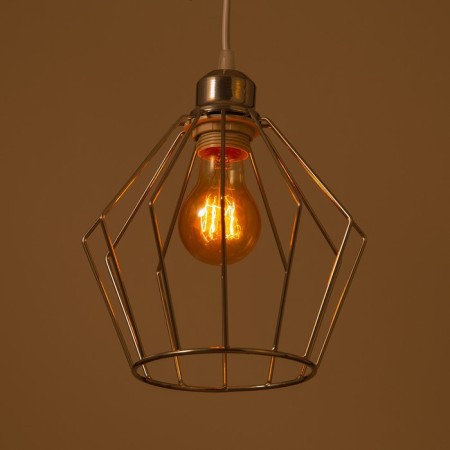 Bayerlux lamp "Arlando" 1x40W E27 chrome 20x20x70cm-3