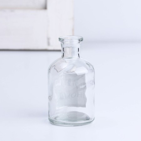 Vase for flowers glass "Sweet Home", 125 ml.-2