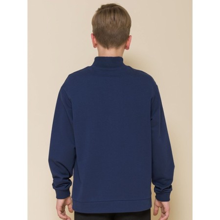 Sweatshirt for boys, height 152 cm, dark blue color-2
