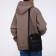 Male bag on lightning, long belt, black color