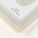 Photo frame plastic 15x20 cm "Krakelyur. Gold on white" 18x23.8 cm
