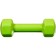 Rubberized dumbbells Bradex SF 0535, light green, 2 kg