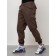 Male jeans, size 52, brown color