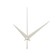 A set of 3 arrows for 50/70/77 mm watches, packing 10 pcs, silver