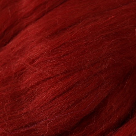Fasting wool 100% half-toned wool 50g (487 red tree)-2