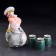 Porcelain Set: General Carpet, 0.5 l + 3 glasses, sleeve