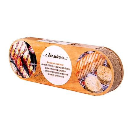 Brushes in briquettes for fish Green Glade “Smoke” 3 pcs: 2 alder, cherry-2