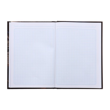 College-wiper in a solid cover of 7BC, A5, 64 sheets, deep look, block in a cage, glossy lamination, foil embossing-3