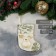 Nosok for gifts "Deer, Potal" 11x16 cm, gold