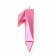 Candle in the Cake "Fine", number "1", pink metallic, 6.5 cm