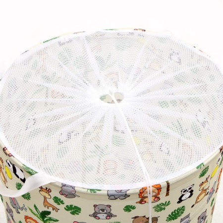 Basket for storing toys "Beasts", 50 x 40 cm, beige-5