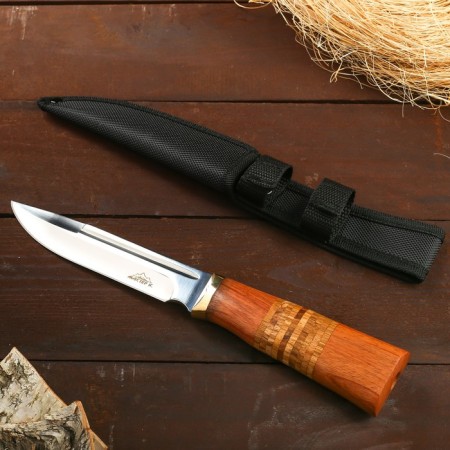 Hunting knife "Rollo" 26cm, blade 140mm/3.4mm, tree
