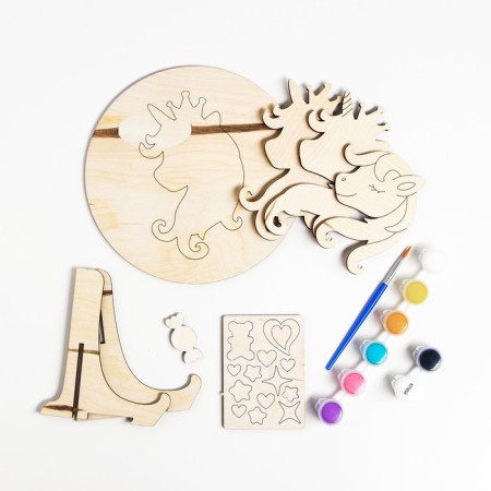 3D картина «Сказочный единорог»-1