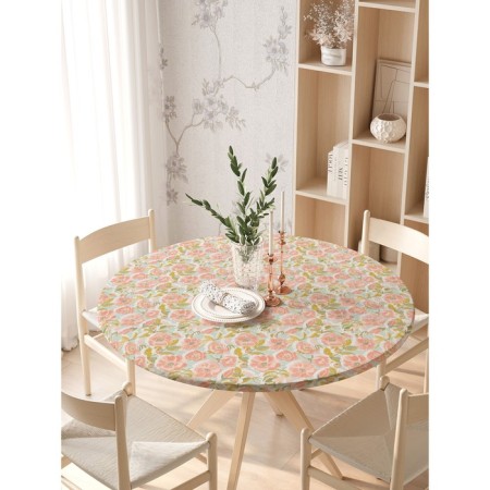 Tables on the table “Inspiration”, round, oxford, elastic band, size 140x140 cm, diameter 105-120 cm-2