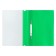 A set of folders-checkers 5pcs. Calligrata, A4, 180MKM, with a green transparent top