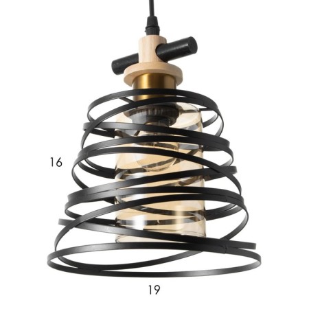 Lamp Bayerlux 2123/1bk E27 40W Black 15x15x100 cm-6