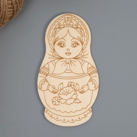 Harvesting for creativity "Matryoshka", with engraving