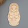 Harvesting for creativity "Matryoshka", with engraving