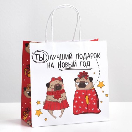 Gift package “You are the best gift”, 22 x 22 x 11 cm, New Year-1