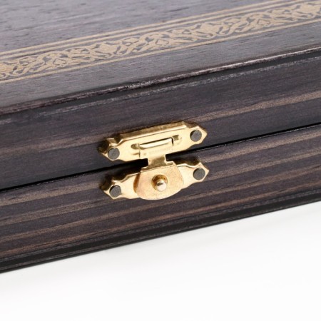 Wooden backgammon large, board game, 48 x 48 cm, chip D-2.4 cm, h-0.9 cm-4