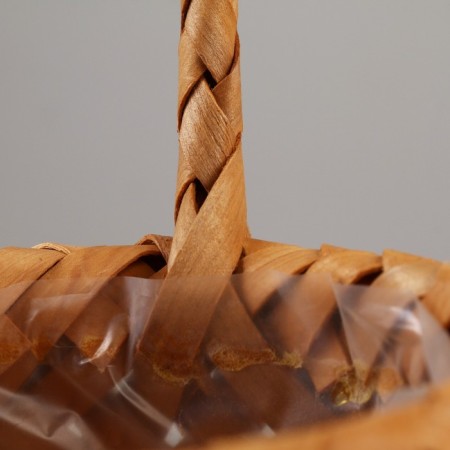 Wicker basket, 18 x 13 x 8/20.5 cm, sequoia-4