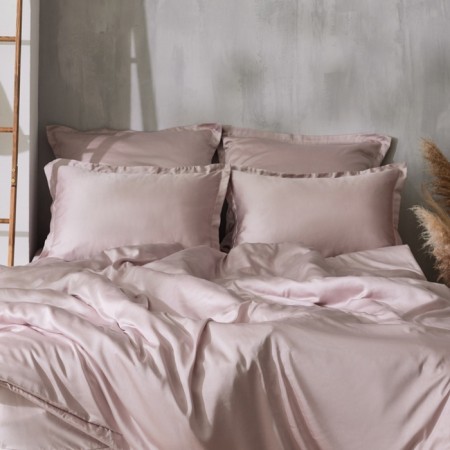 Slip on the elastic band SL Home Tencel 180*200+30 cm, col. powder