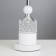 Bulbed Labor Labor "Jasmine" E27 40W Belo-chromium 28x28x45.5 cm