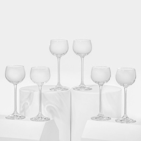 Set of glass glasses "Pion", 60 ml, 6 pcs