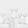 Set of glass glasses "Pion", 60 ml, 6 pcs